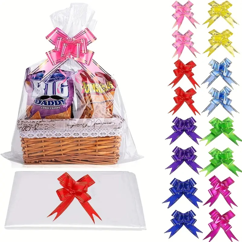 حقيبة سيلوفان شفافة كبيرة مكون - مراجعة Wedding Hampers وسعره