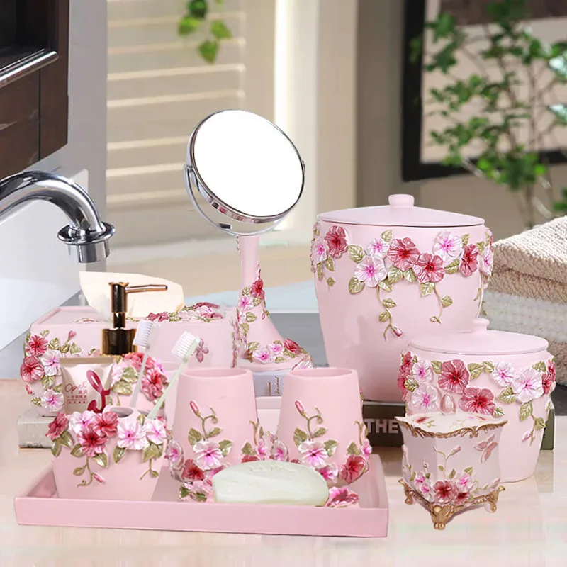 طقم حمام من خمس قطع، مجموعة إك - مراجعة Wedding Bathroom Supply Kit وسعره