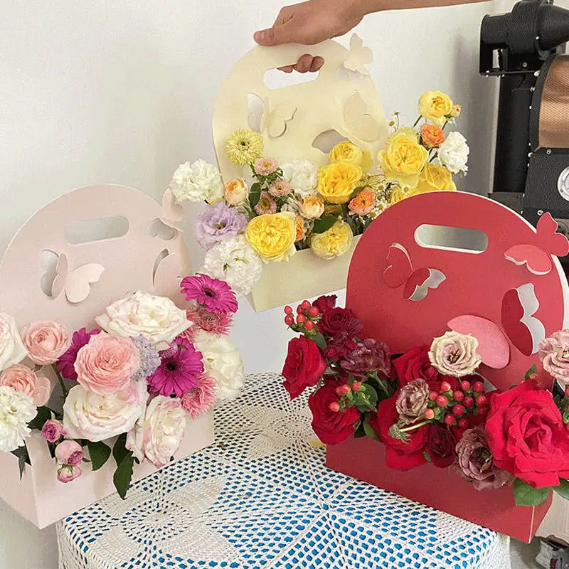 1/5/10 قطعة صندوق زهور الفراشة - مراجعة Wedding Hampers وسعره