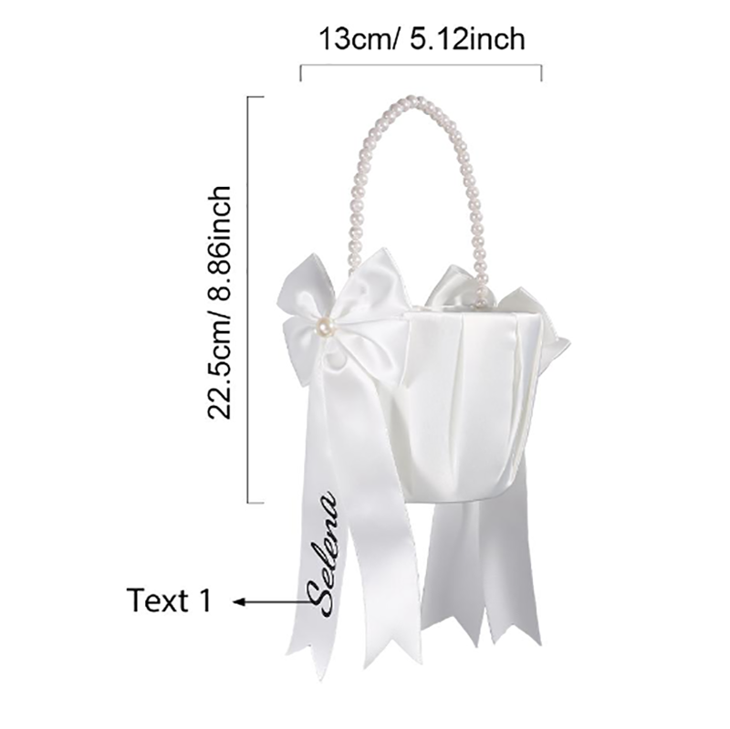 سلة زهور مخصصة للفتيات مع اسم  - مراجعة Wedding Hampers وسعره