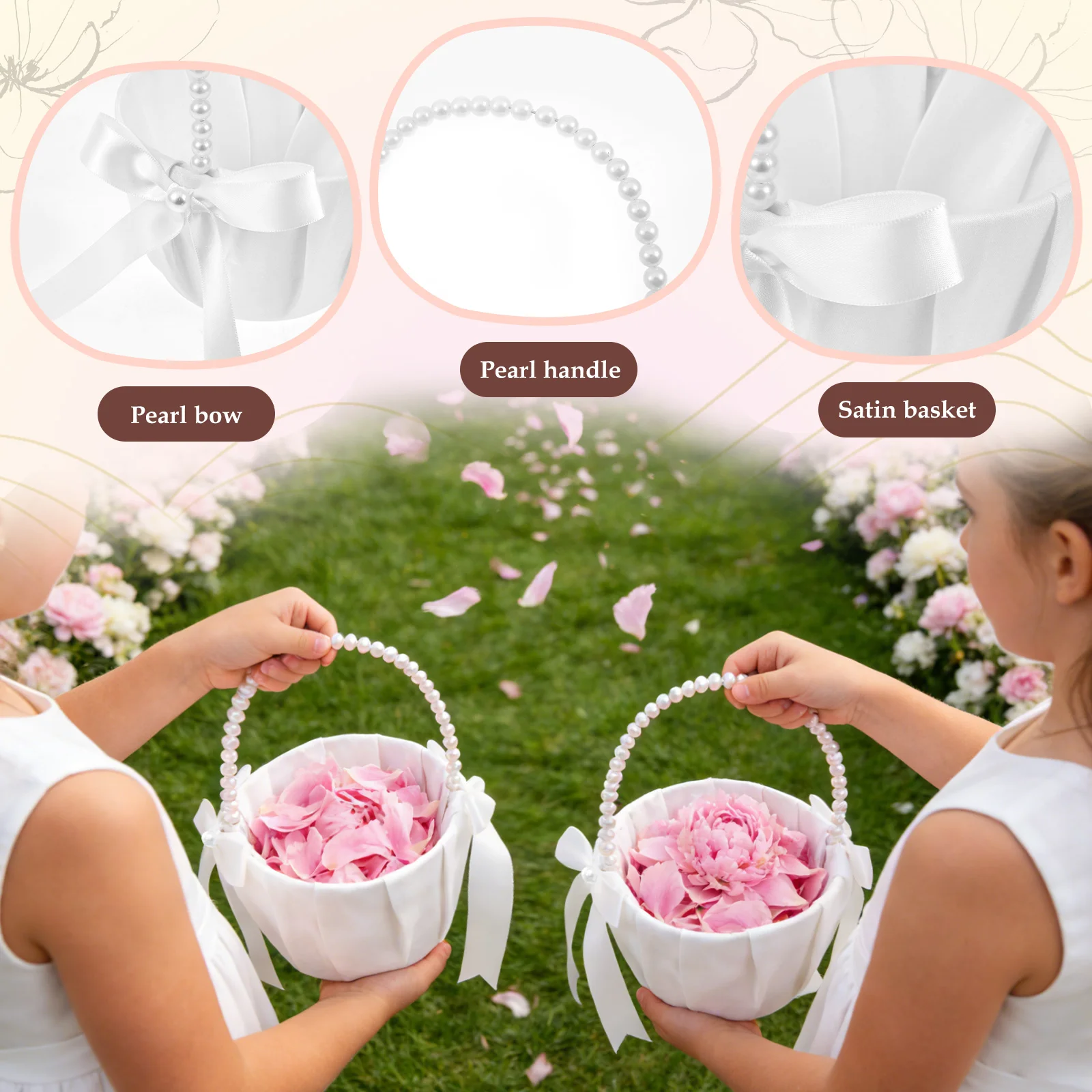 سلة زهور للعروس/الأطفال مكونة  - مراجعة Wedding Hampers وسعره